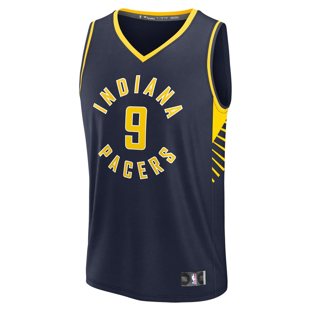 T.J. McConnell Indiana Pacers Fanatics Youth Fast Break Player Replica Jersey - Icon Edition - Navy