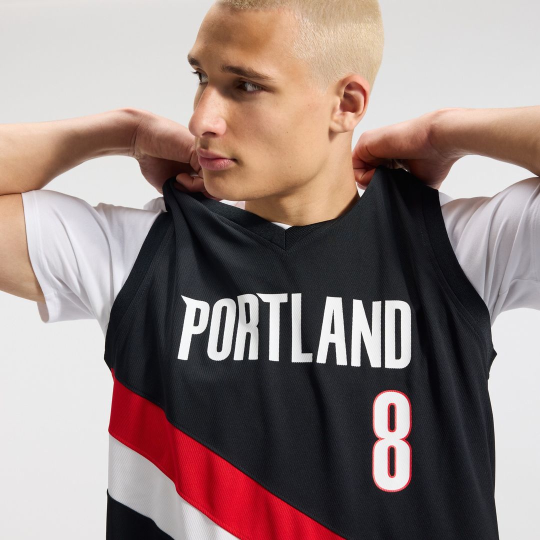 Deni Avdija Portland Trail Blazers Fanatics Fast Break Replica Jersey - Icon Edition - Black