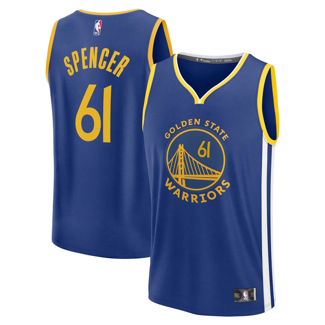 Pat Spencer Golden State Warriors Fanatics Fast Break Player Replica Jersey - Icon Edition - Royal