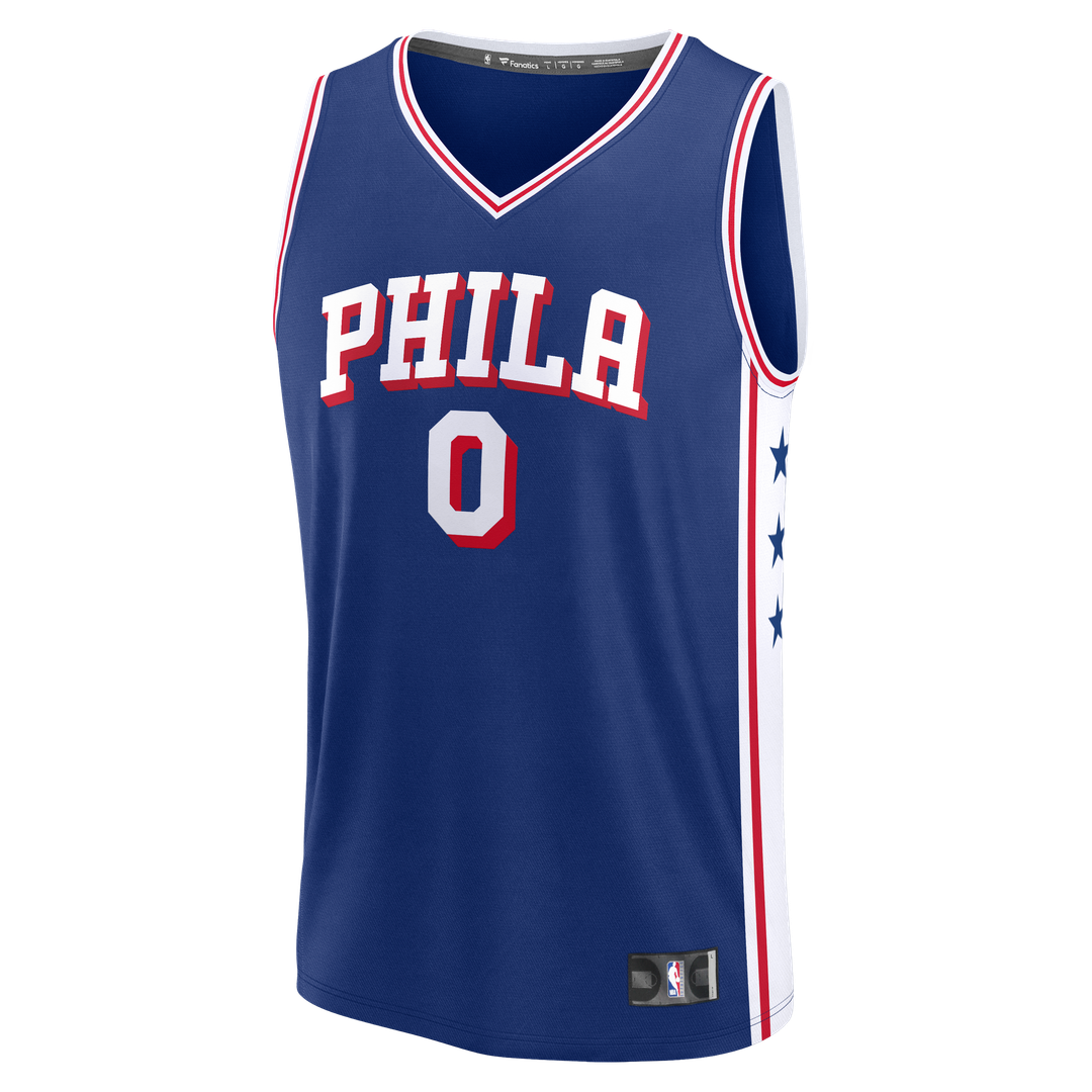 Tyrese Maxey Philadelphia 76ers Fanatics Youth Fast Break Player Replica Jersey - Icon Edition - Royal