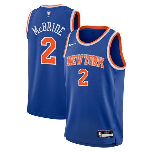 Miles McBride New York Knicks Nike Youth Swingman Jersey - Icon Edition - Blue