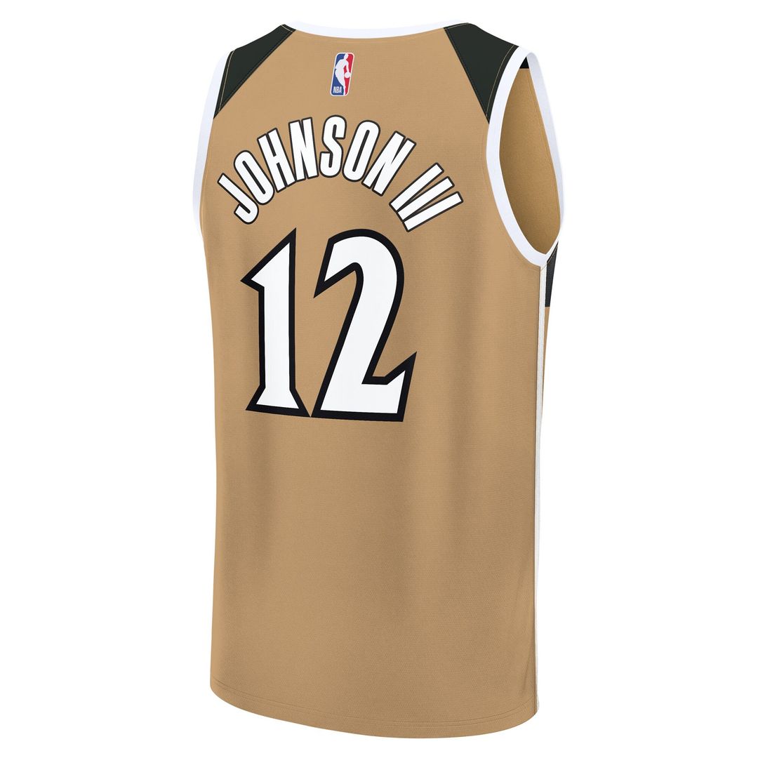 Tre Johnson III Washington Wizards Fanatics Youth Fast Break Jersey - City Edition - Gold