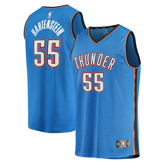 Isaiah Hartenstein Oklahoma City Thunder Fanatics Youth Fast Break Player Replica Jersey - Icon Edition - Blue