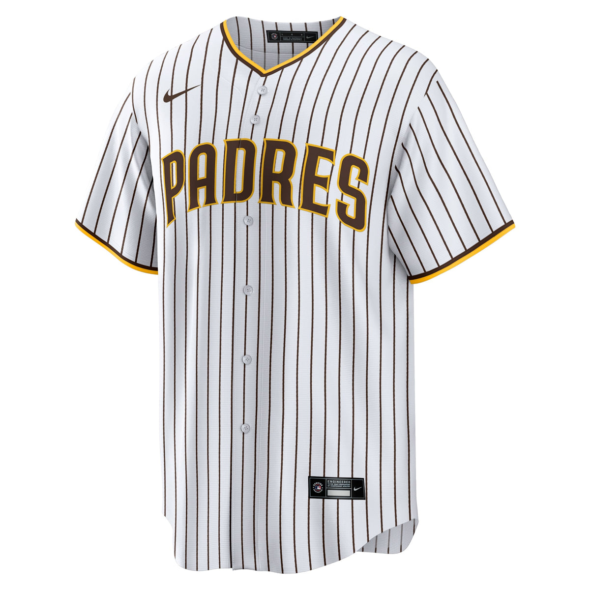 Men's San Diego Padres Xander Bogaerts Nike White/Brown Home Official Replica Player Jersey - 3