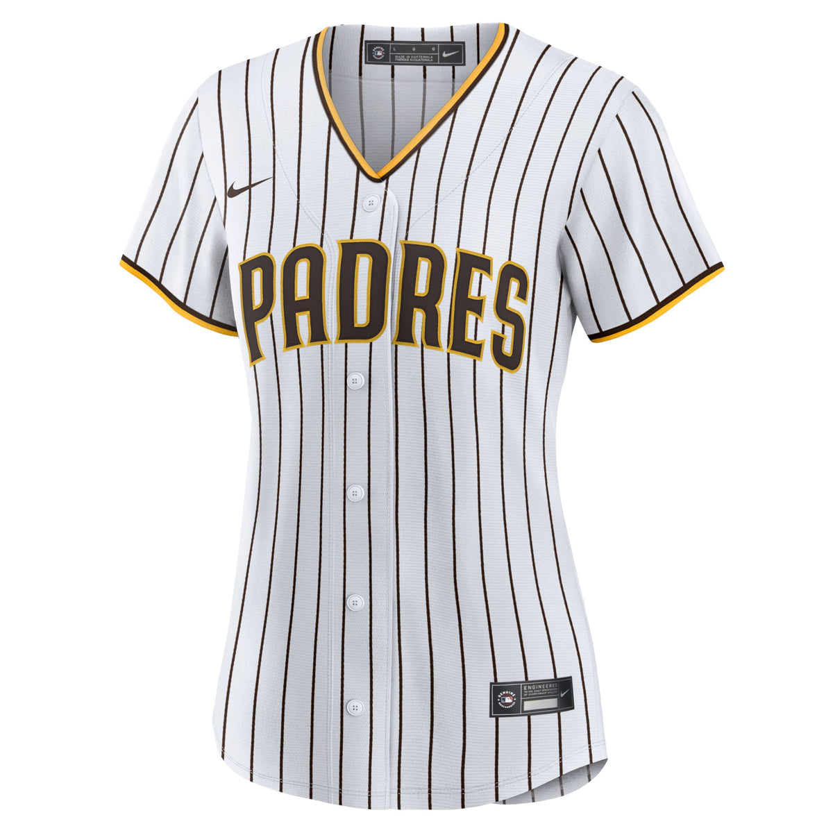 Women's San Diego Padres Manny Machado Nike White/Brown Home Replica Player Jersey - 3