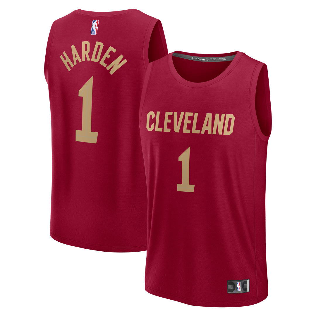 James Harden Cleveland Cavaliers Fanatics Youth Fast Break Replica Jersey - Icon Edition - Wine