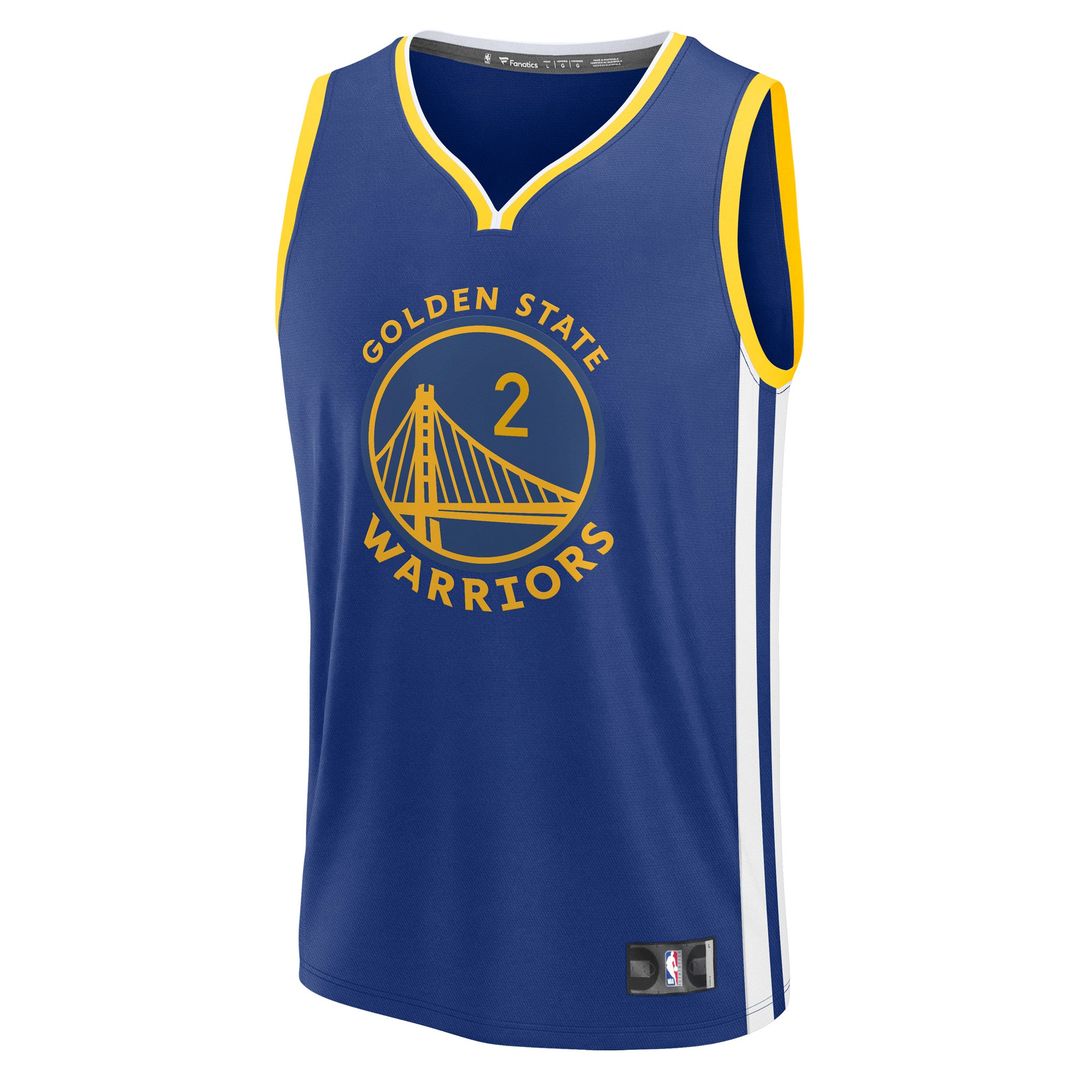 Brandin Podziemski Golden State Warriors Fanatics Fast Break Player Replica Jersey - Icon Edition - Royal
