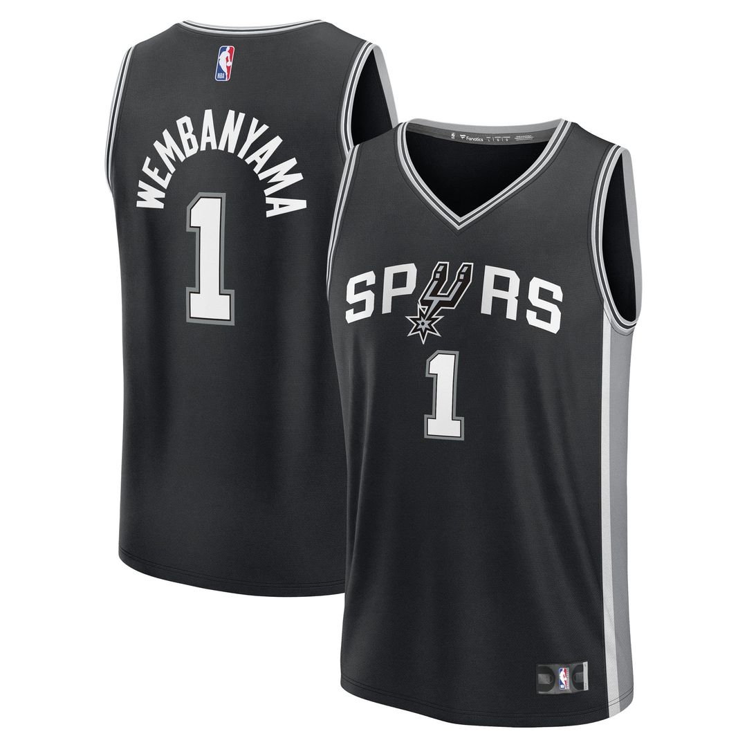 Victor Wembanyama San Antonio Spurs Fanatics Fast Break Player Replica Jersey - Association Edition - White