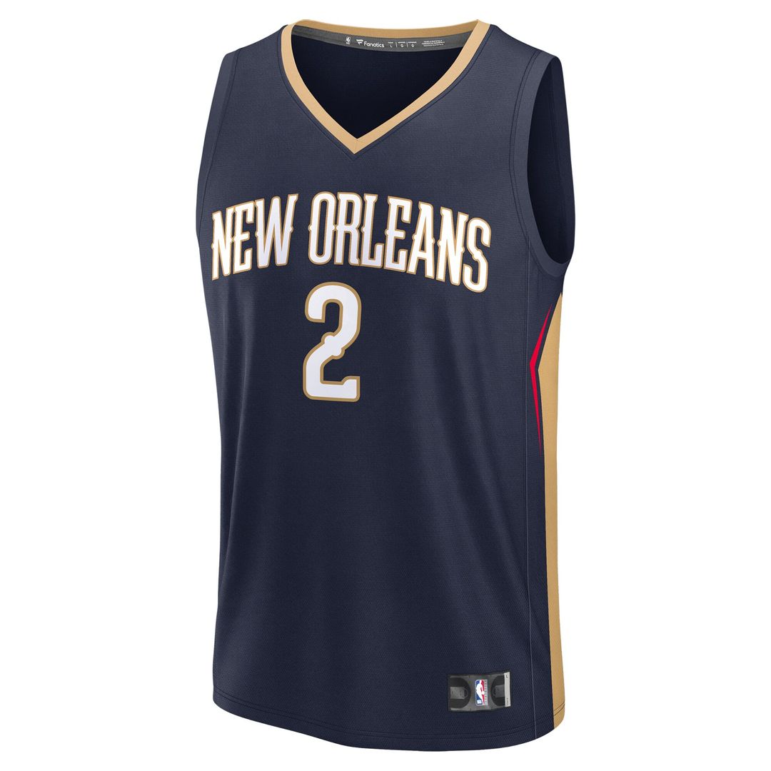 Herbert Jones New Orleans Pelicans Fanatics Fast Break Player Replica Jersey - Icon Edition - Navy