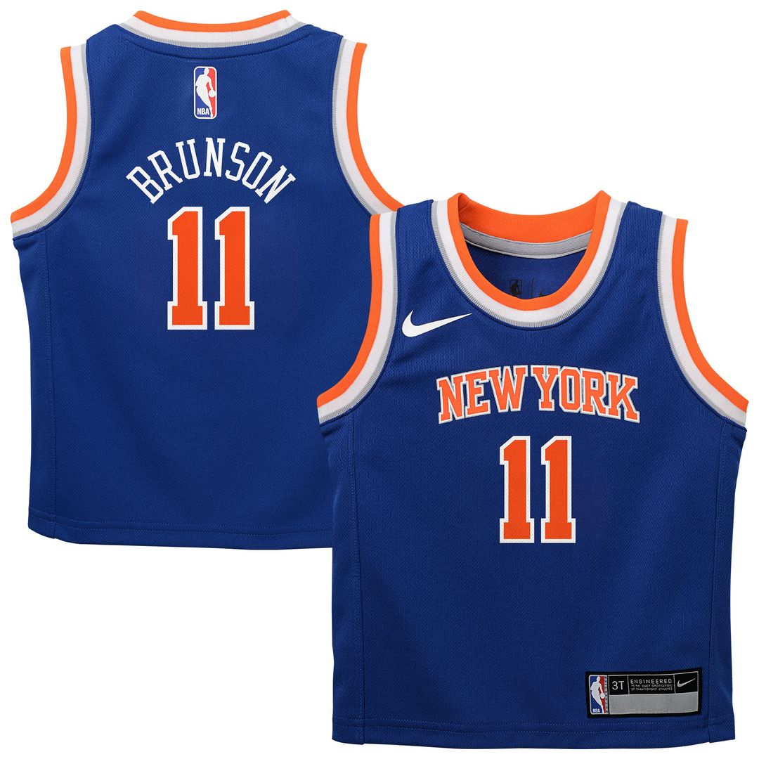 Jalen Brunson New York Knicks Nike Toddler Replica Swingman Jersey - Icon Edition - Blue