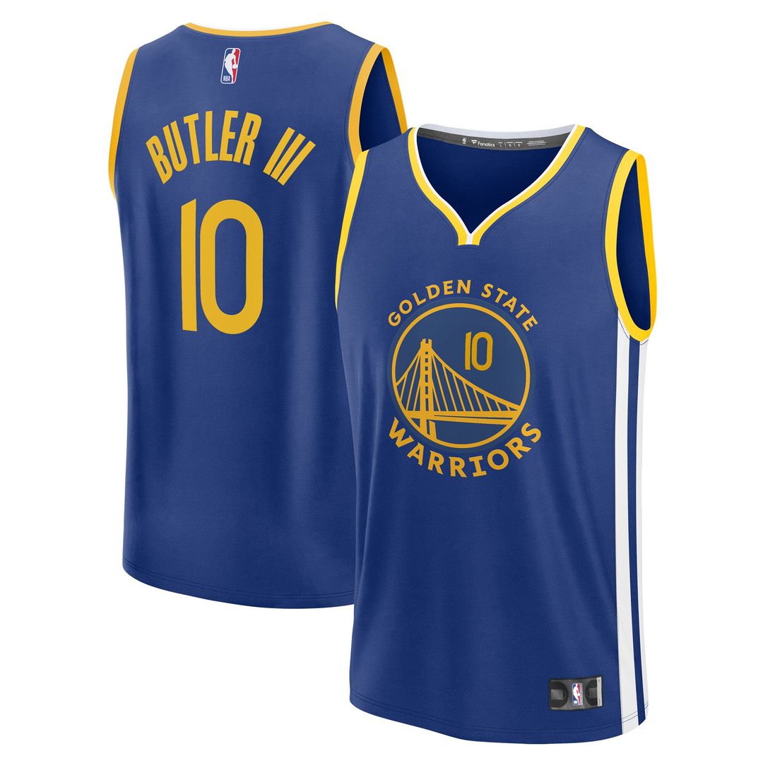 Jimmy Butler III Golden State Warriors Fanatics Youth Fast Break Replica Player Jersey  - Icon Edition â€?Royal
