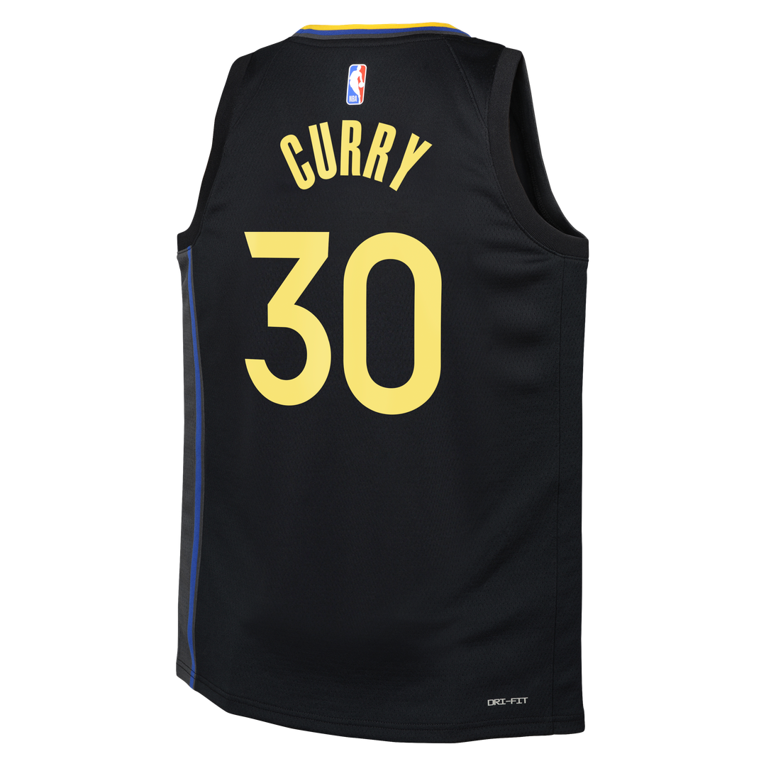 Stephen Curry Golden State Warriors Jordan Brand Youth Player Swingman Jersey - Statement Edition - Black
