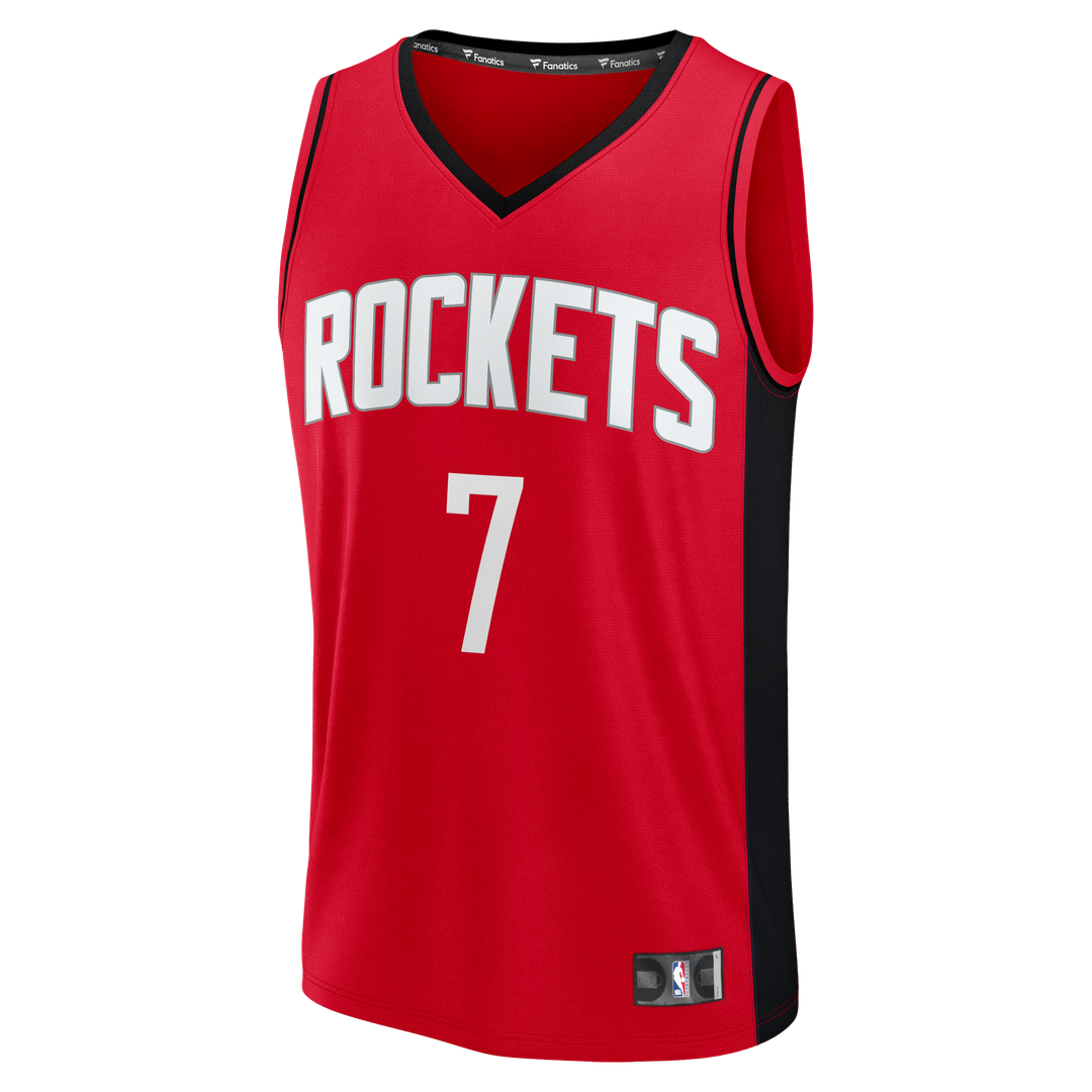 Kevin Durant Houston Rockets Fanatics Youth Fast Break Jersey - Icon Edition - Red