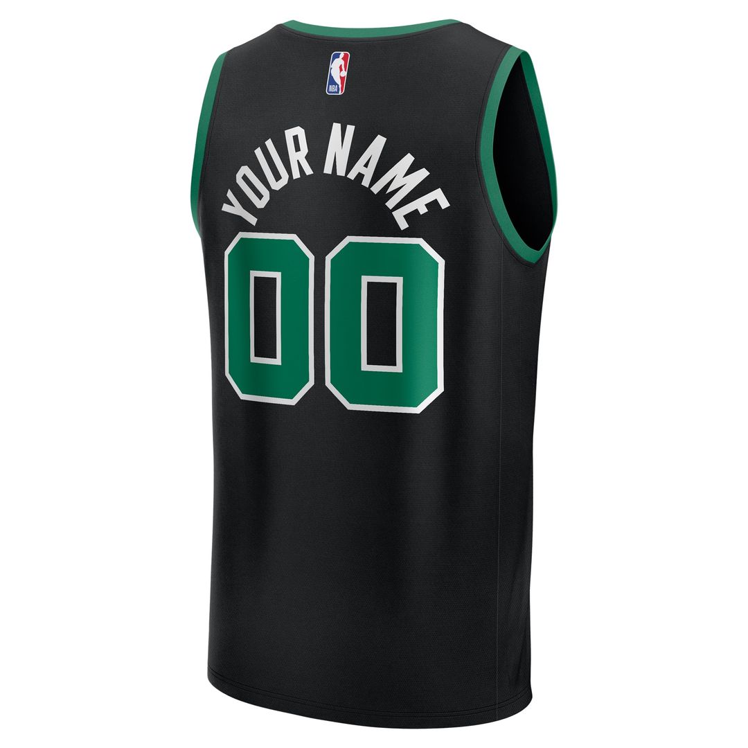 Boston Celtics Fanatics Fast Break Custom Jersey - Association Edition - White