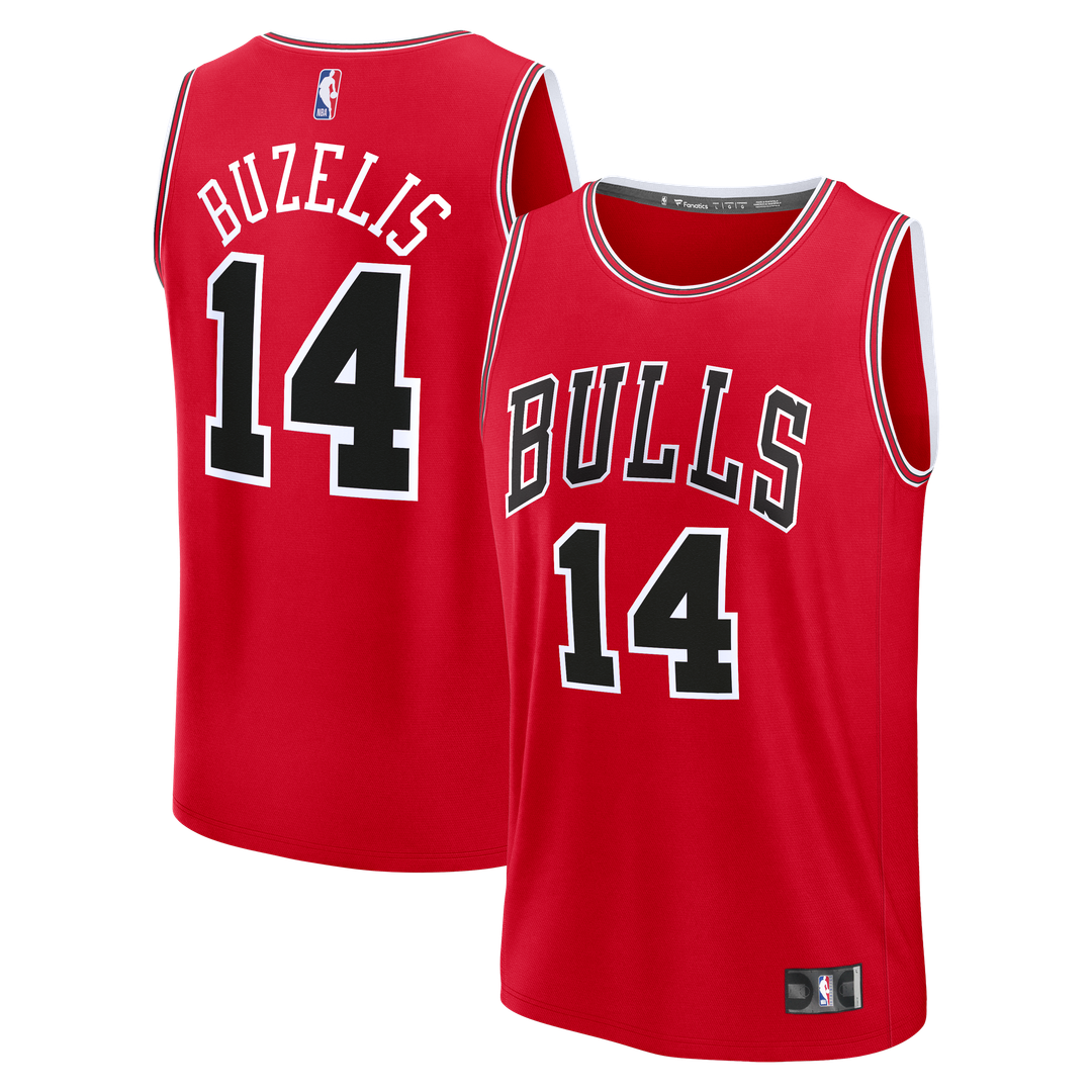 Matas Buzelis Chicago Bulls Fanatics Fast Break Player Replica Jersey - Icon Edition - Red