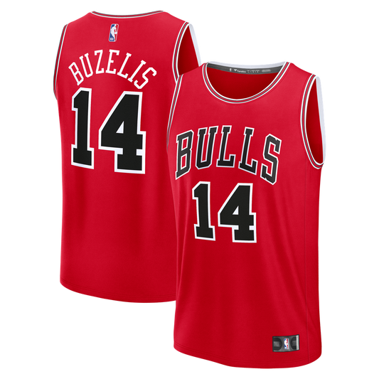 Matas Buzelis Chicago Bulls Fanatics Fast Break Player Replica Jersey - Icon Edition - Red
