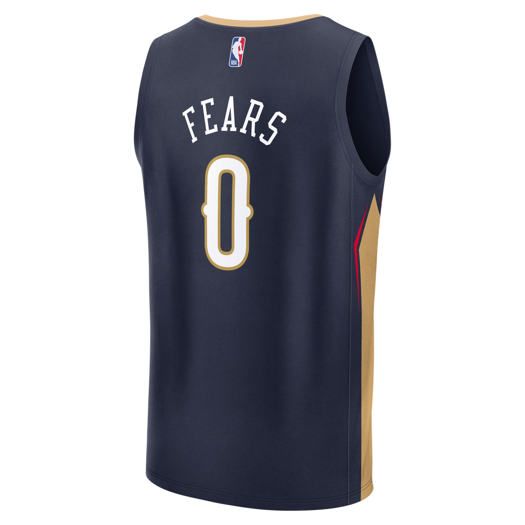 Jeremiah Fears New Orleans Pelicans Fanatics Fast Break Replica Jersey - Navy - Icon Edition