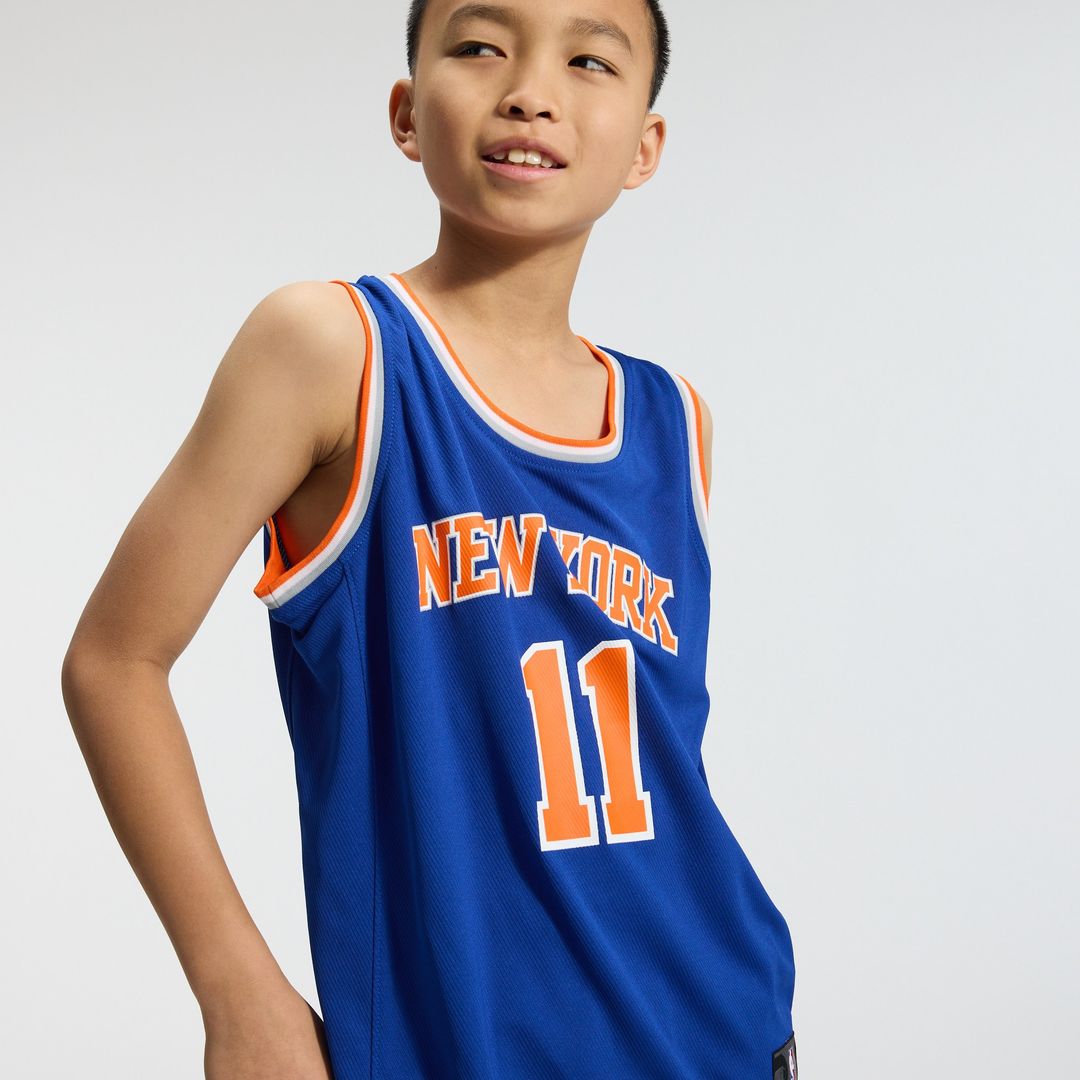 Jalen Brunson New York Knicks Fanatics Youth Fast Break Player Replica Jersey - Icon Edition - Blue