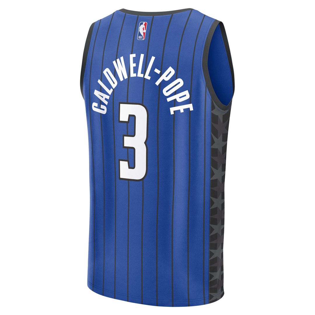 Kentavious Caldwell - Pope Orlando Magic Fanatics Youth Fast Break Player Jersey - Statement Edition - Blue