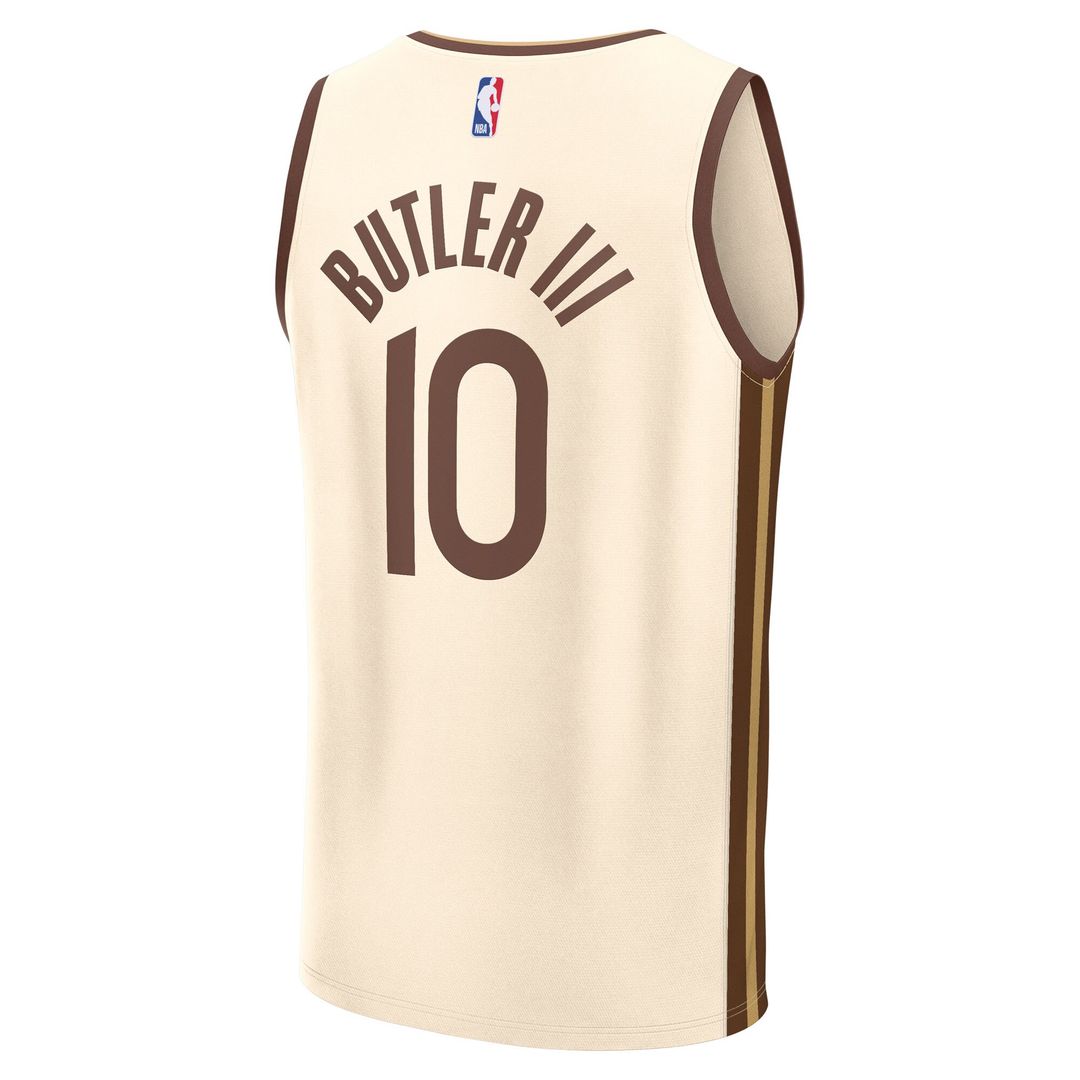 Jimmy Butler III Golden State Warriors Fanatics Youth 2025/26 City Edition Fast Break Jersey - Tan