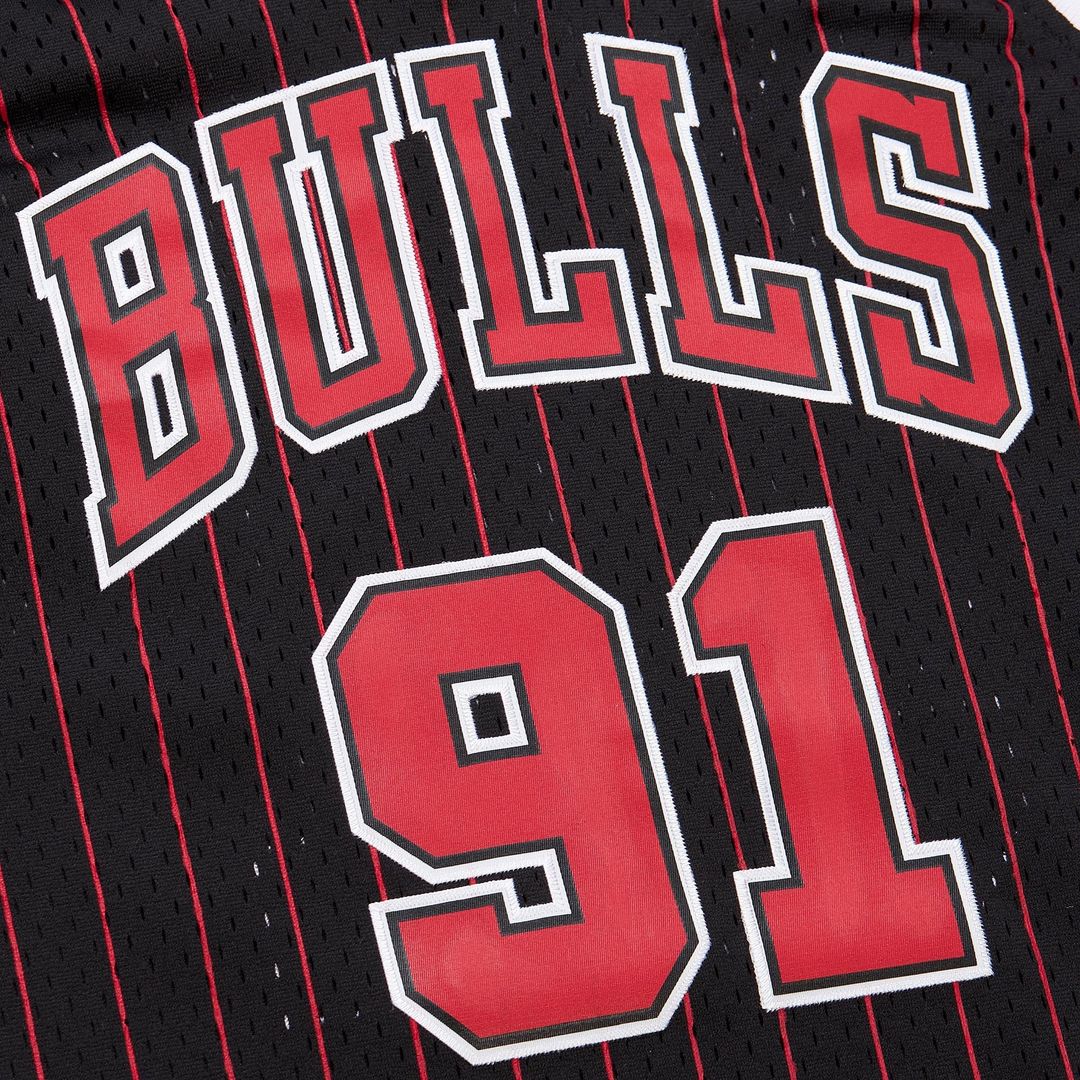 Dennis Rodman Chicago Bulls Youth 1995/96 Swingman Jersey - Black