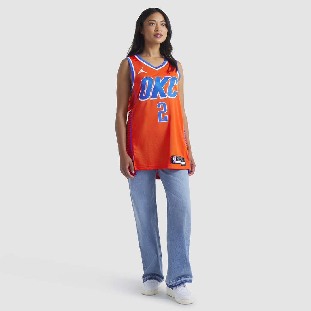 Shai Gilgeous - Alexander Oklahoma City Thunder Jordan Brand Unisex Swingman Jersey - Statement Edition - Orange