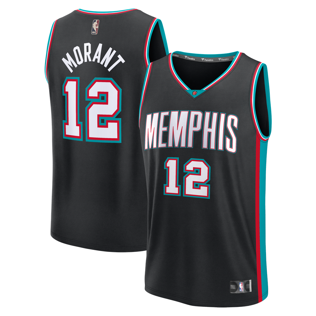 Ja Morant Memphis Grizzlies Fanatics Fast Break Jersey - Classic Edition - Black