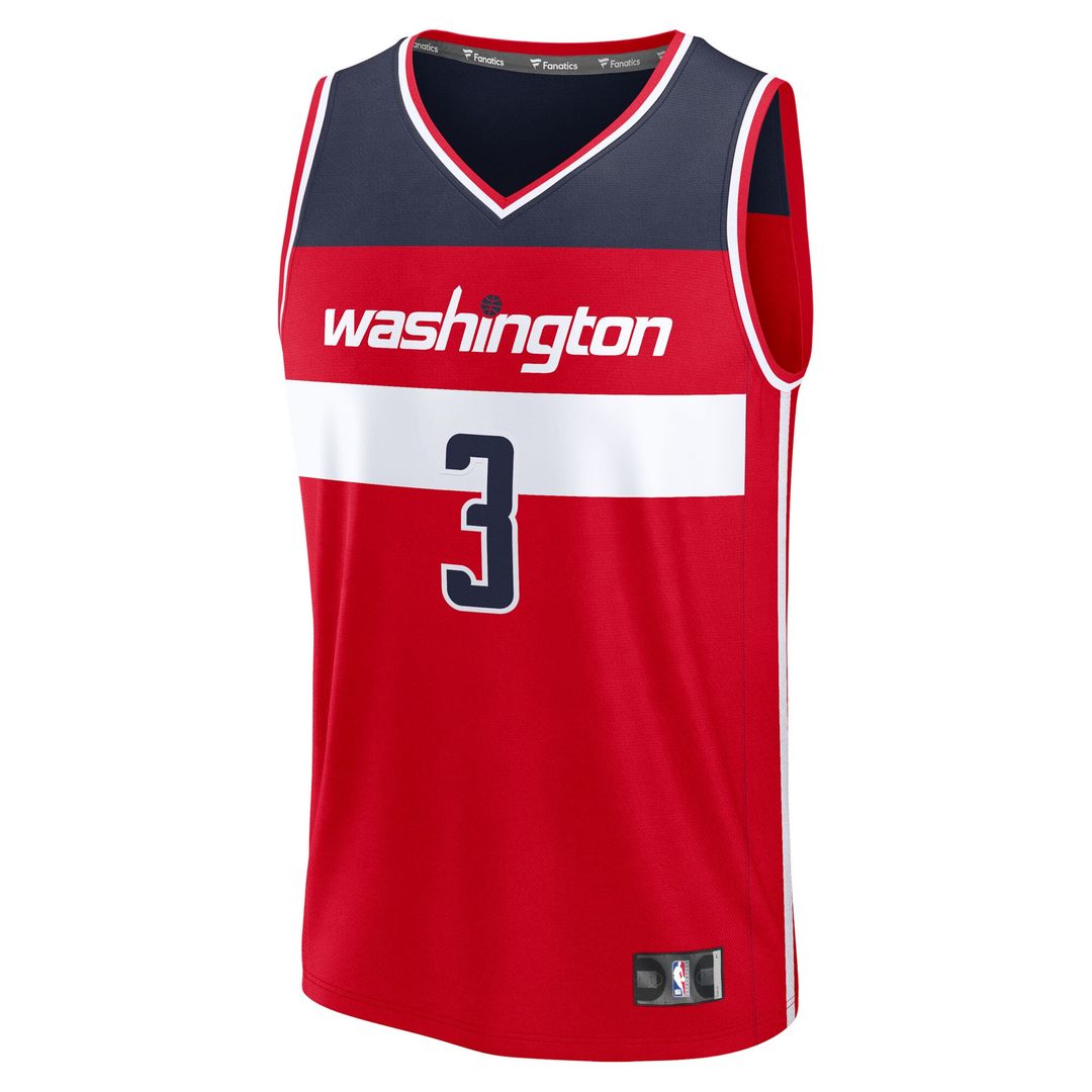 CJ McCollum Washington Wizards Fanatics Youth Fast Break Player Replica Jersey - Icon Edition - Red