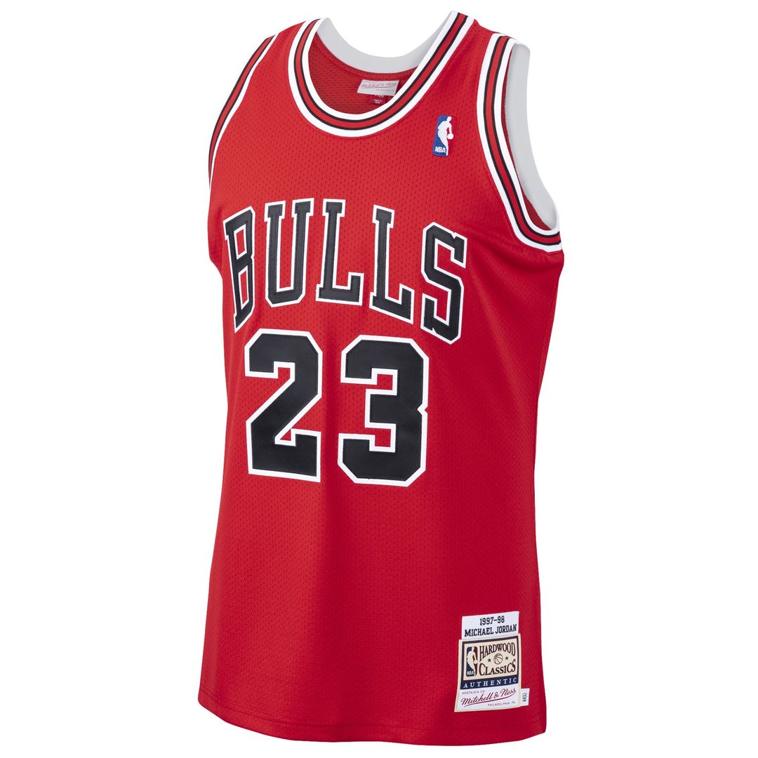 Michael Jordan Chicago Bulls Mitchell & Ness 1995/96 Hardwood Classics Authentic Jersey - Black