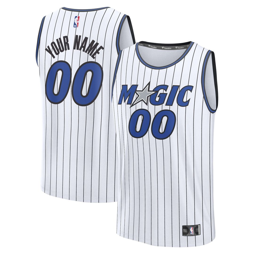 Orlando Magic Fanatics Fast Break Replica Custom Jersey - Icon Edition - Blue