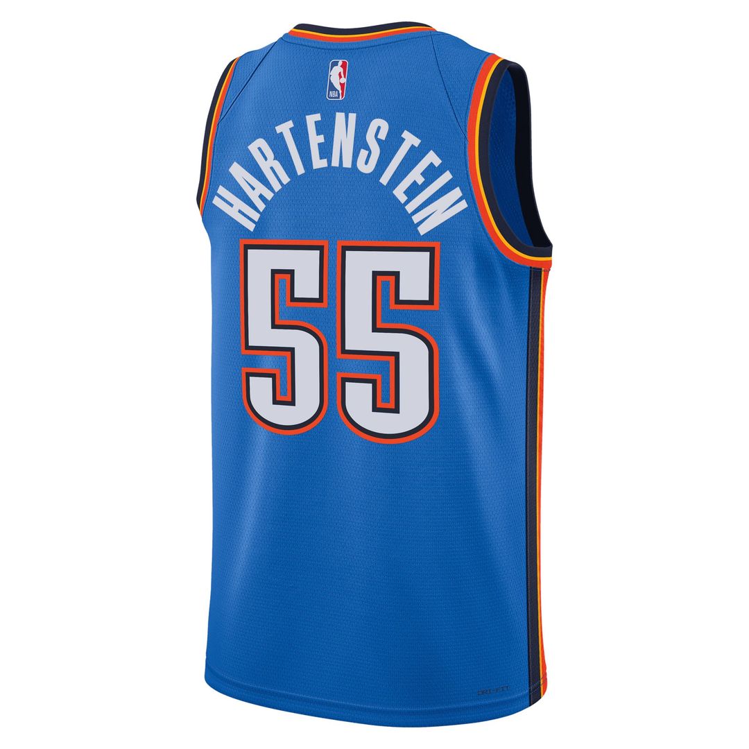 Isaiah Hartenstein Oklahoma City Thunder Nike Unisex Player Swingman Jersey - Icon Edition - Blue