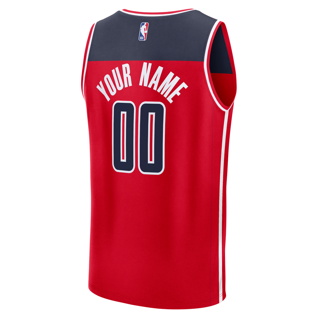 Washington Wizards Fanatics Fastbreak Custom Jersey - Red - Icon Edition