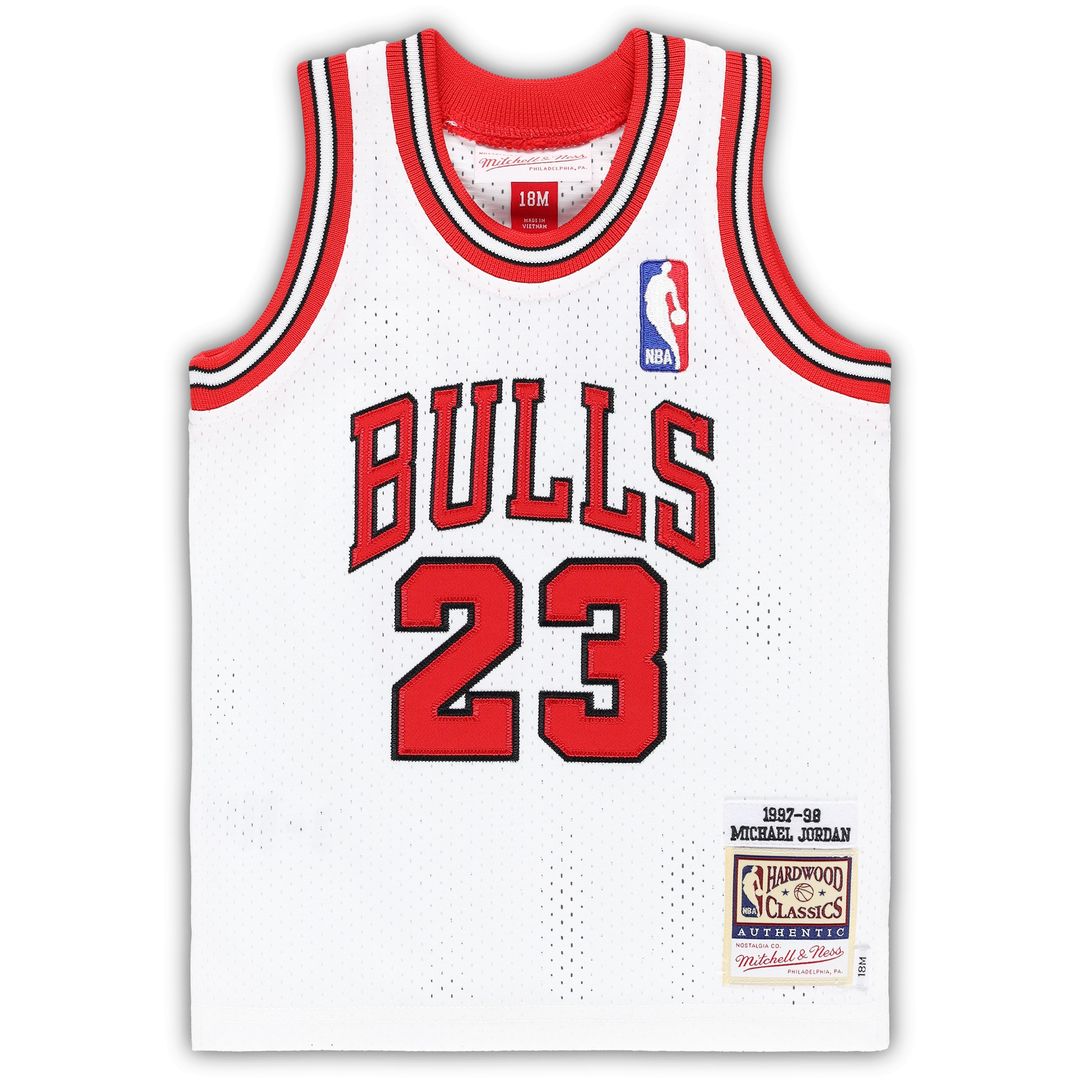 Michael Jordan Chicago Bulls Mitchell & Ness Infant 1997/98 Hardwood Classics Authentic Jersey - White