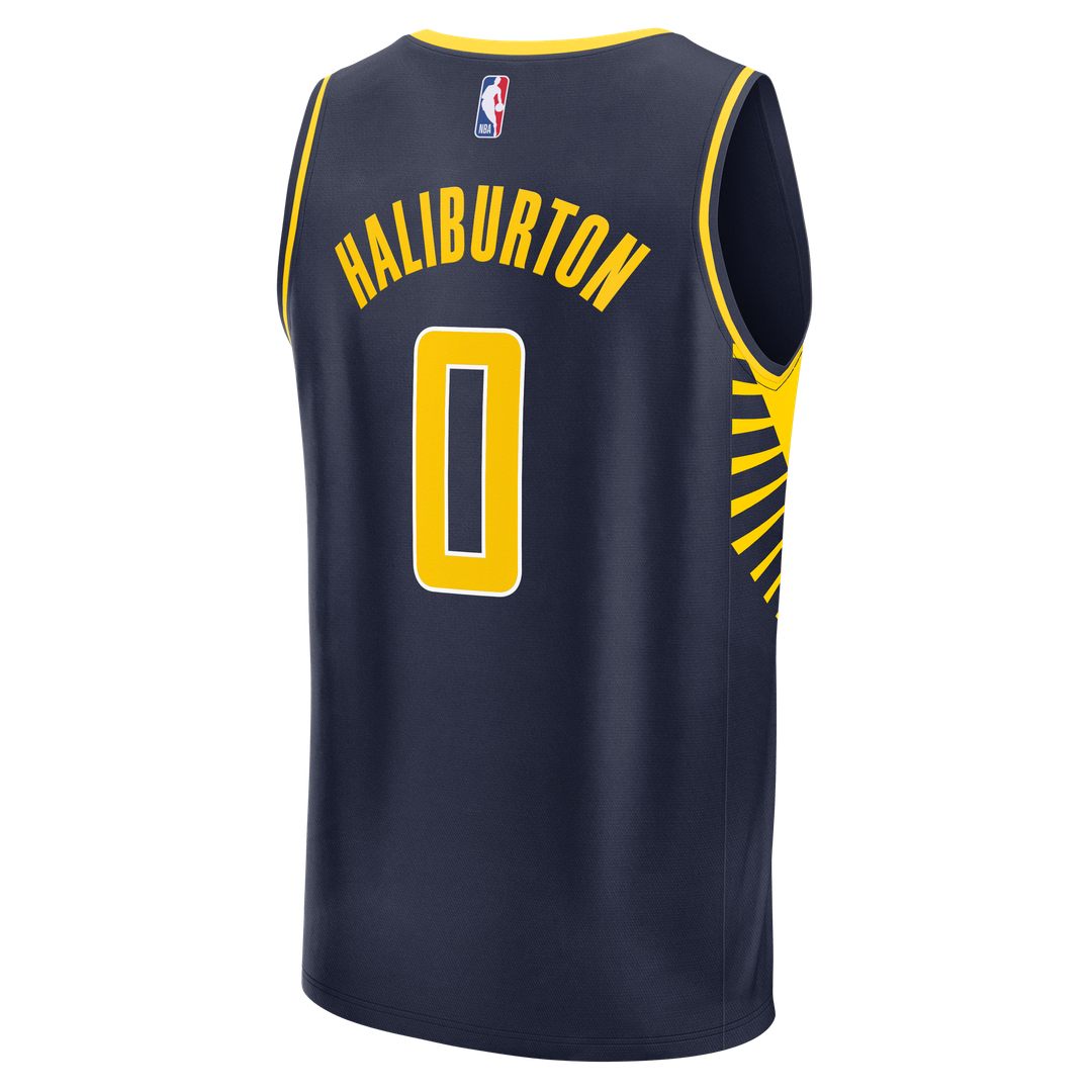 Tyrese Haliburton Indiana Pacers Fanatics Fast Break Replica Jersey - Navy - Icon Edition