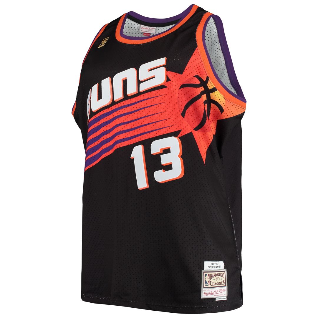 Steve Nash Phoenix Suns Mitchell & Ness Big & Tall Hardwood Classics 1996/97 Swingman Jersey - White