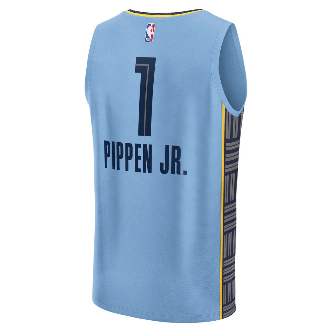 Scotty Pippen Jr. Memphis Grizzlies Fanatics Fast Break Player Replica Jersey - Statement Edition - Light Blue
