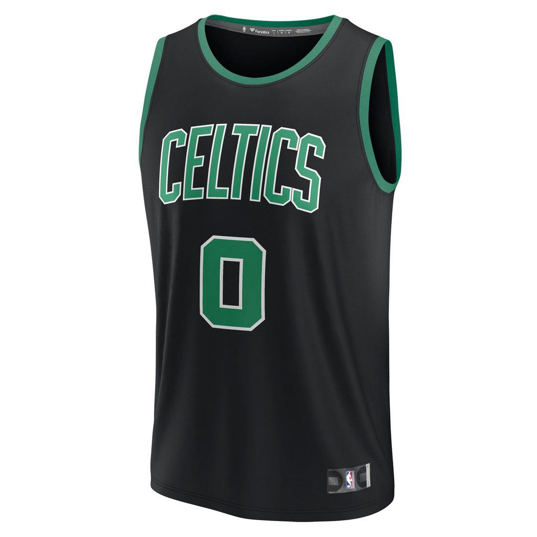 Jayson Tatum Boston Celtics Fanatics Fast Break Player Replica Jersey - Statement Edition - Black