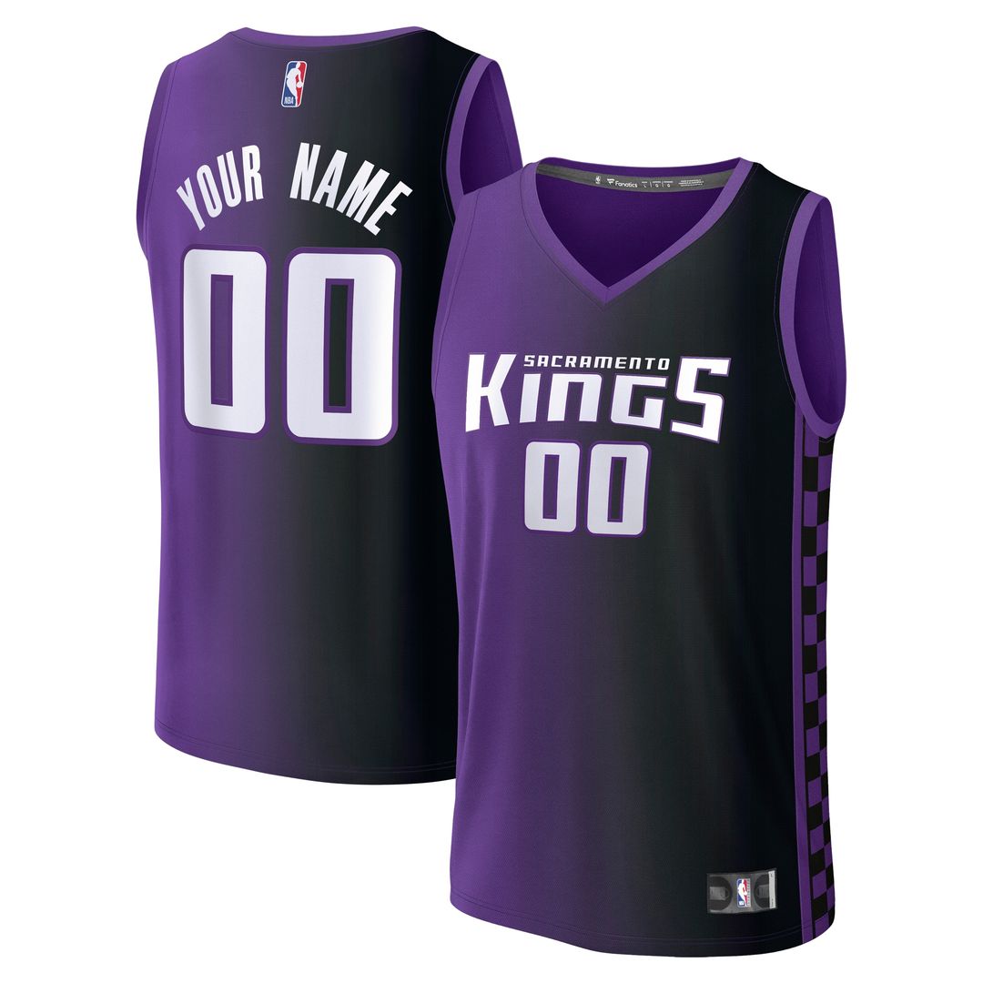 Sacramento Kings Fanatics Fast Break Custom Jersey - Association Edition - White