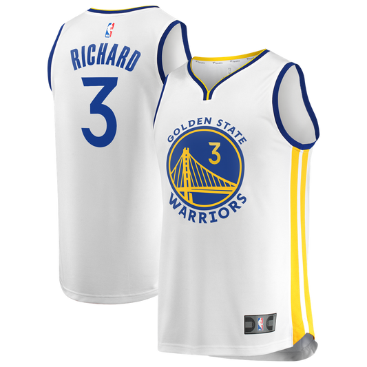 Will Richard Golden State Warriors Fanatics Fast Break Replica Jersey - White - Association Edition