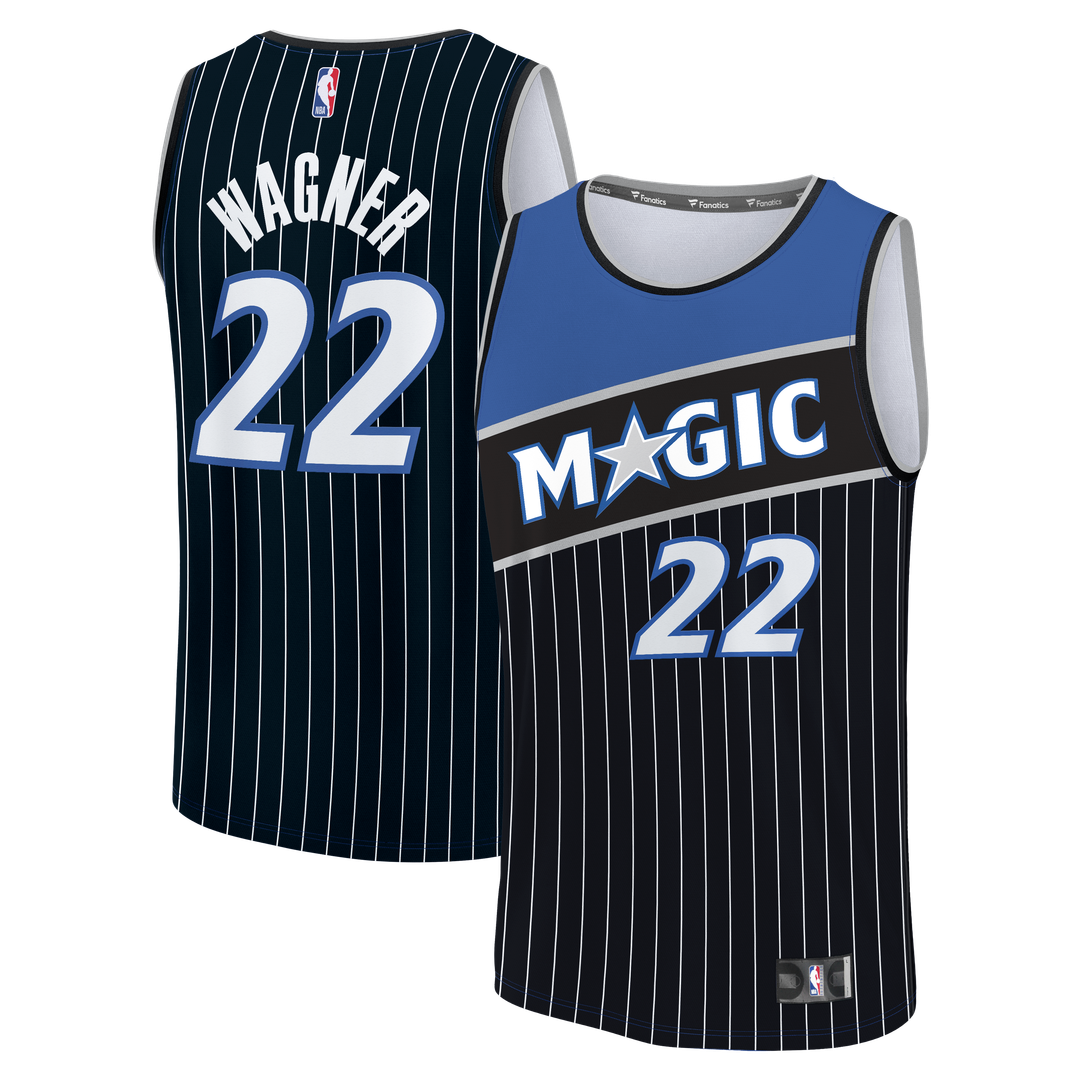 Franz Wagner Orlando Magic Fanatics Youth Fast Break Jersey - Statement Edition - Black