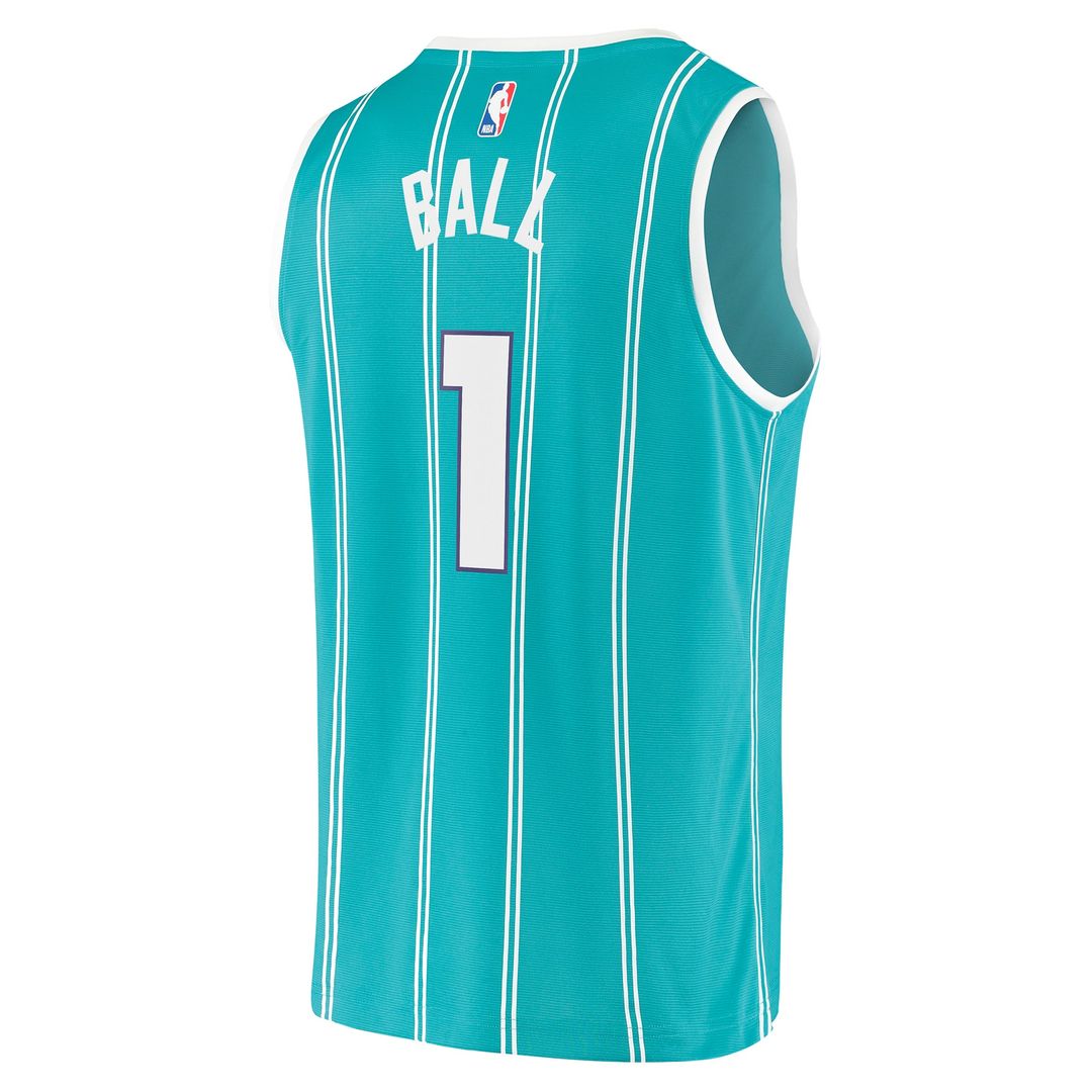 LaMelo Ball Charlotte Hornets Fanatics Fast Break Replica Jersey - Icon Edition - Teal