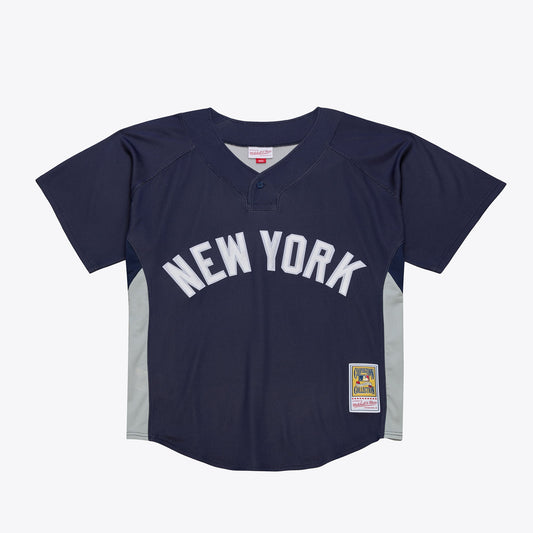 Men's New York Yankees CC Sabathia Mitchell & Ness Navy 2009 Authentic Batting Practice Jersey