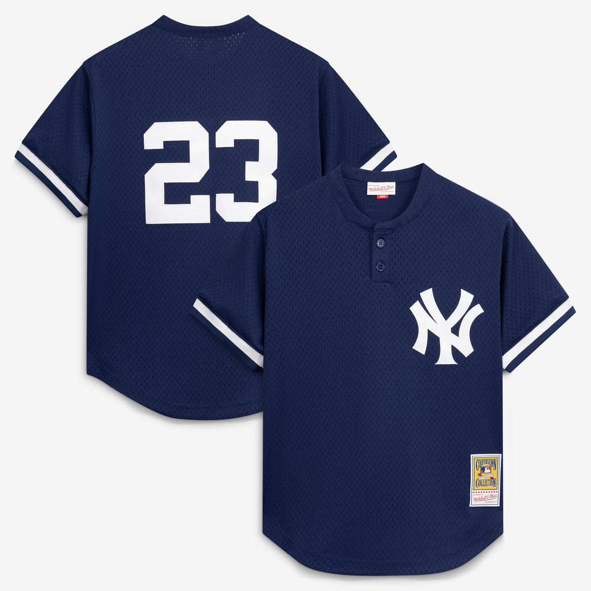 Men's New York Yankees Don Mattingly Mitchell & Ness Navy Authentic Batting Practice Jersey