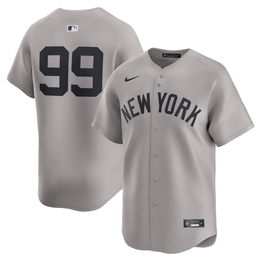Men's New York Yankees Aaron Judge Nike Gray Road Limited Player Jersey