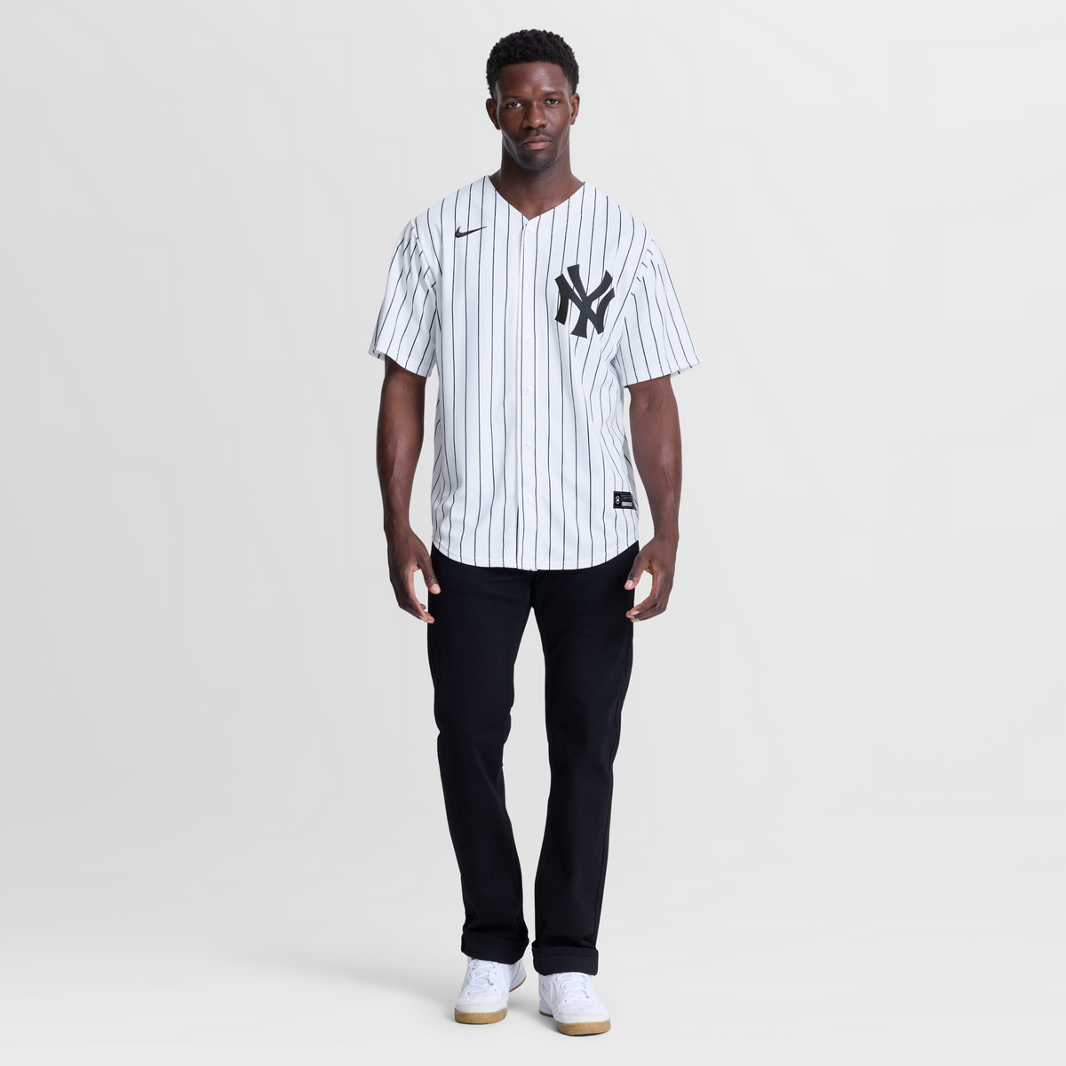 Men's New York Yankees Aaron Judge Nike White Home Replica Jersey - 5