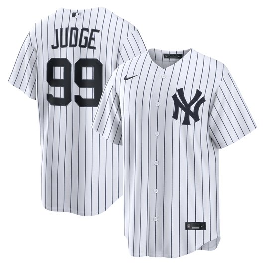 Men's New York Yankees Aaron Judge Nike White Home Replica Jersey