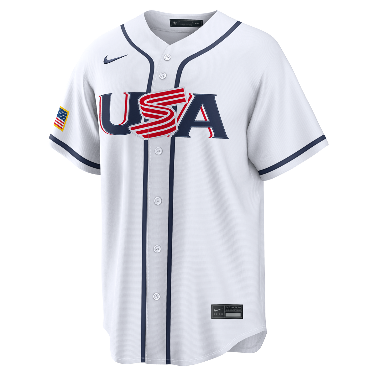 Men's USA Baseball Aaron Judge Nike White 2026 World Baseball Classic Home Stadium Jersey - 3