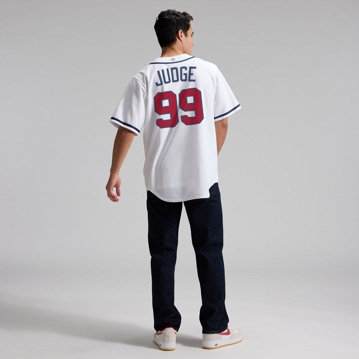 Men's USA Baseball Aaron Judge Nike White 2026 World Baseball Classic Home Stadium Jersey - 6