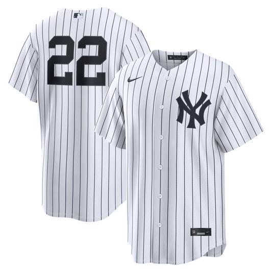 Men's New York Yankees Ben Rice Nike White Home Replica Jersey