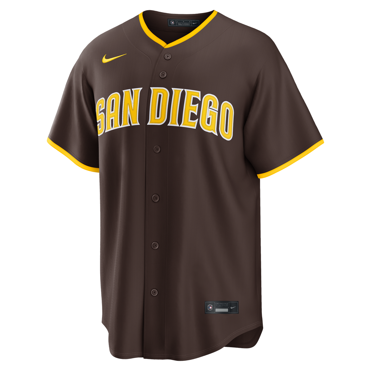 Men's San Diego Padres Fernando Tatis Jr. Nike Brown Road Replica Jersey - 3